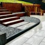 Grey Natural Stone Patio Project